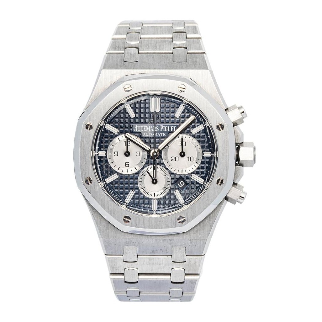 Audemars Piguet Royal Oak Chronograph 41mm in stainless steel with blue dial